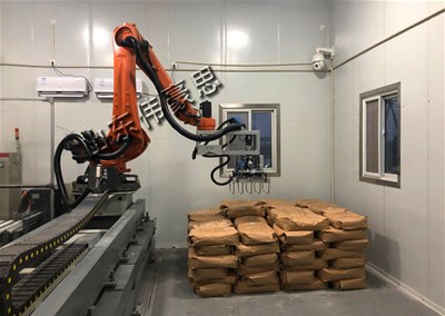 化工粉機器人碼垛機、全自動碼垛機哪家好？