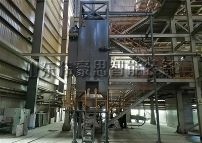 活性炭噸袋拆包投料站，噸包拆包機客戶展示現(xiàn)場