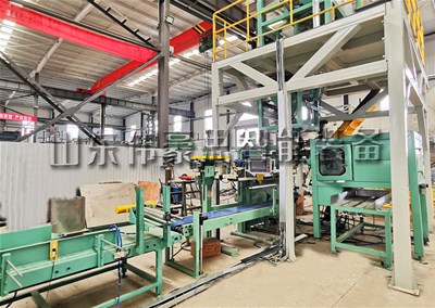 顏料全自動(dòng)包裝稱(chēng)+機(jī)器人自動(dòng)碼垛機(jī) 使用現(xiàn)場(chǎng)
