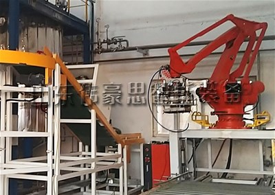 帶視覺功能拆垛機(jī)器人，尿素袋機(jī)械手自動拆垛機(jī)
