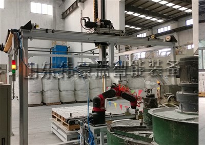 混凝土轉(zhuǎn)機器人碼垛機，全自動碼垛機整套設備