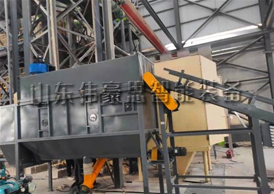 石英砂自動(dòng)拆包投料機(jī)，自動(dòng)破袋機(jī)無(wú)塵破袋現(xiàn)場(chǎng)